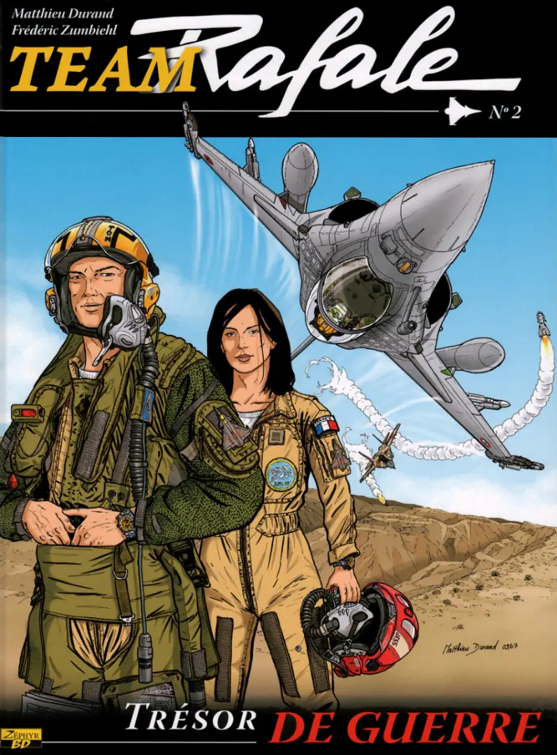 Couverture de l'album Team Rafale N° 2 Trésor de guerre