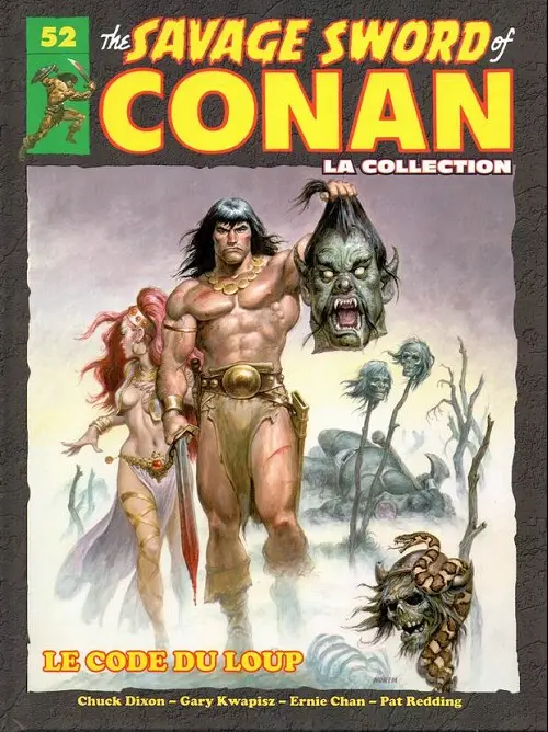 Couverture de l'album The Savage Sword of Conan - La Collection Tome 52 Le code du loup