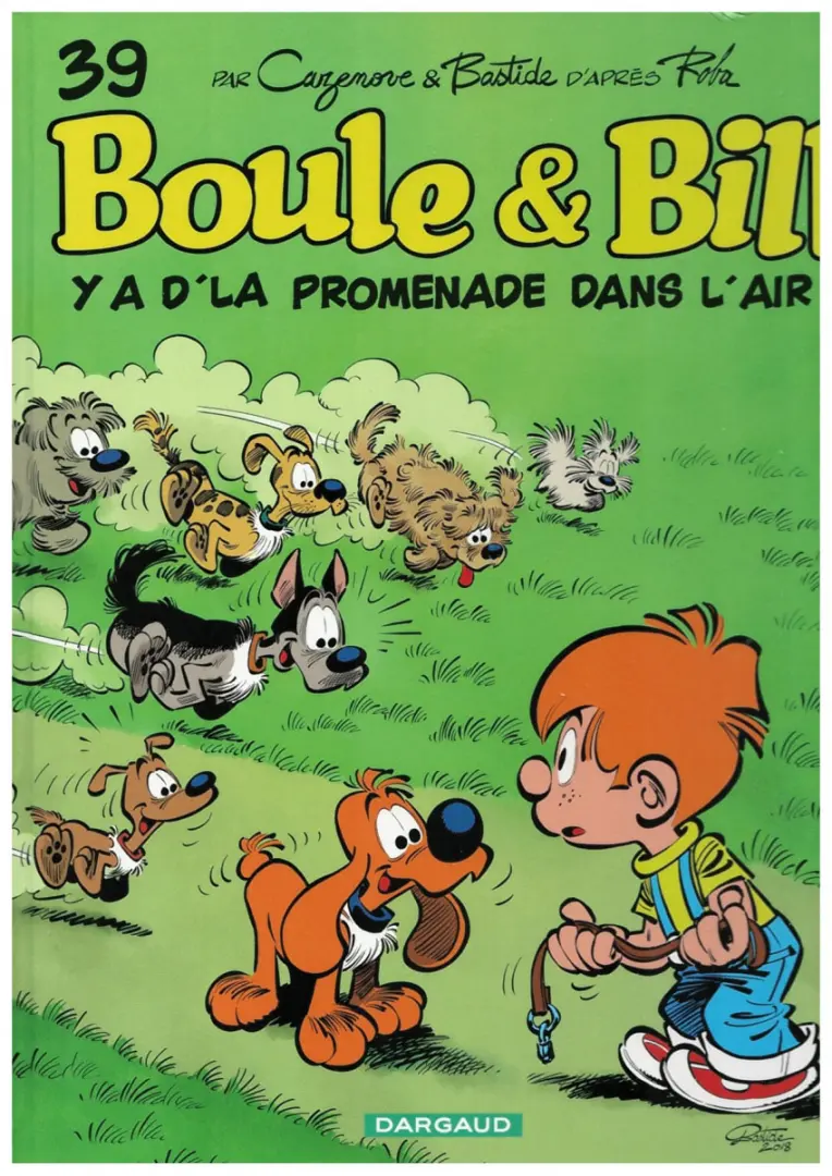 Couverture de l'album Boule & Bill Tome 39 Y a d'la promenade dans l'air