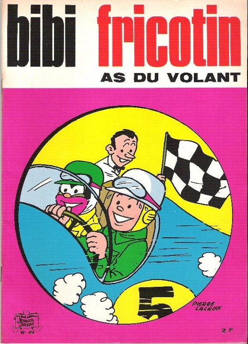 Couverture de l'album Bibi Fricotin 2e Série - Societé Parisienne d'Edition Tome 49 Bibi fricotin as du volant