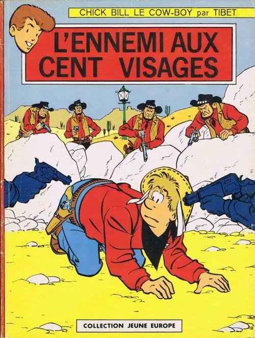 Couverture de l'album Chick Bill Tome 4 L'ennemi aux cent visages