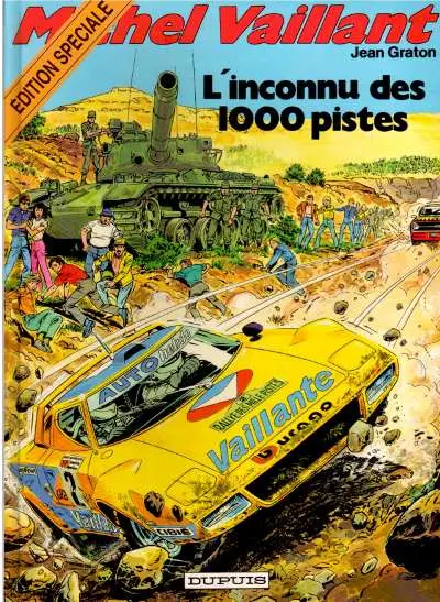 Couverture de l'album Michel Vaillant Tome 37 L'inconnu des 1000 pistes