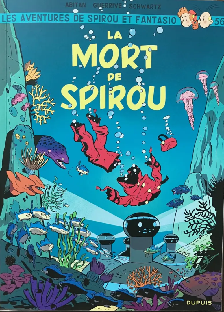 Couverture de l'album Spirou et Fantasio Tome 56 La mort de Spirou