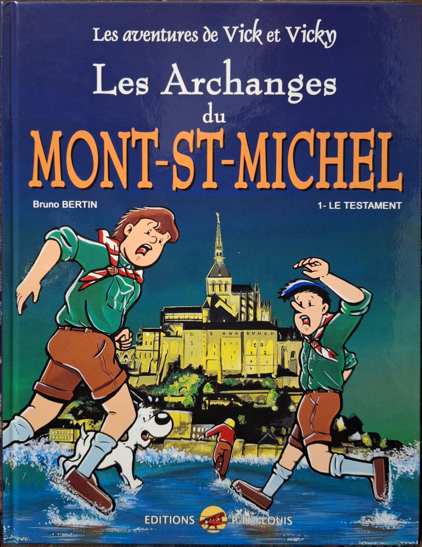 Couverture de l'album Les aventures de Vick et Vicky Tome 5 Les archanges du mont St Michel.  T1 le testament