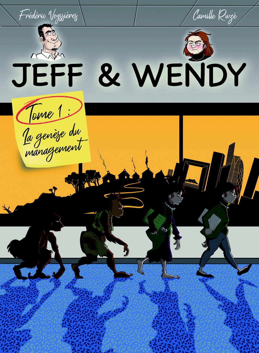 Couverture de l'album Jeff & Wendy Tome 1 La genèse du management