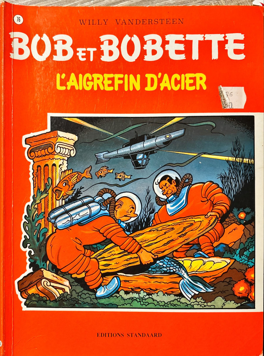 Couverture de l'album Bob et Bobette Tome 76 L'aigrefin d'acier