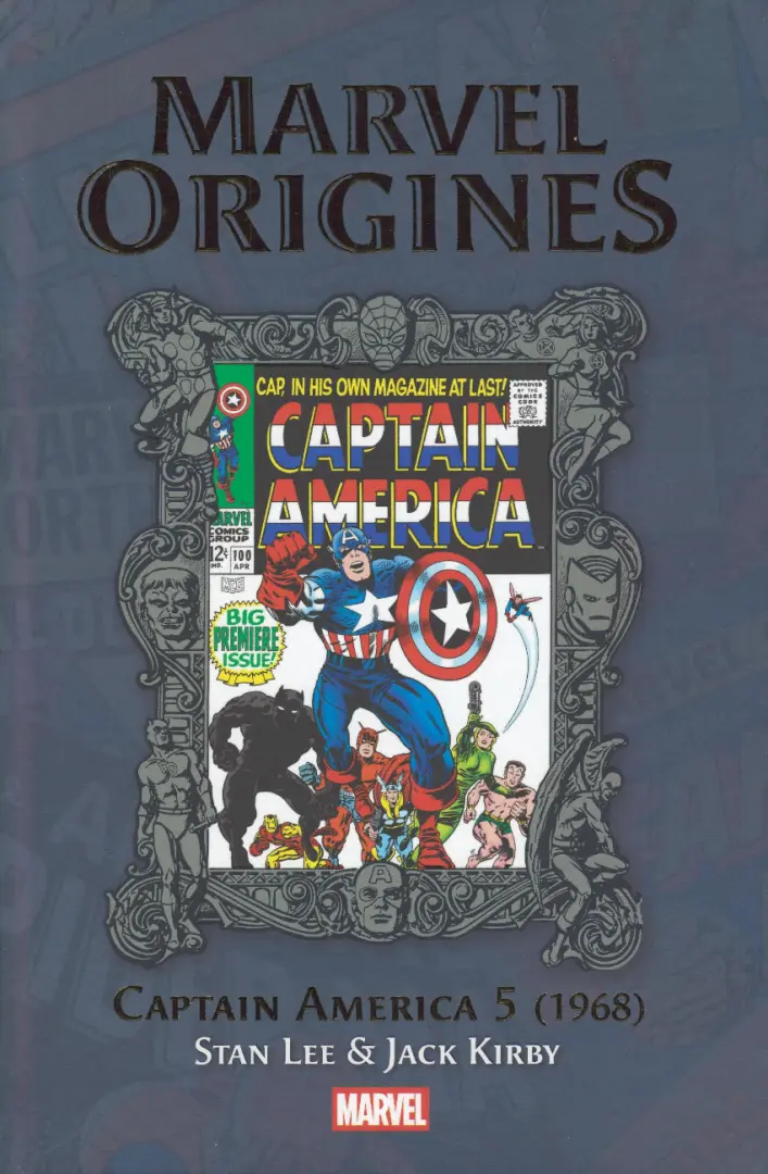 Couverture de l'album Marvel Origines N° 84 Captain America 5 (1968)
