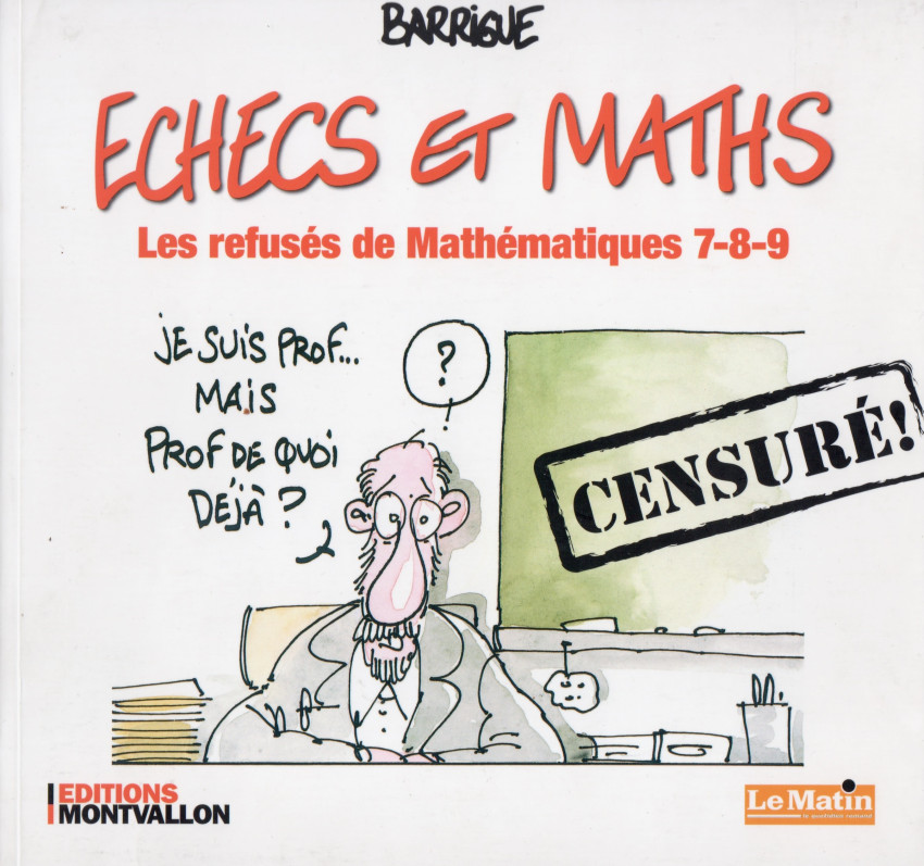 Couverture de l'album Echecs et Maths