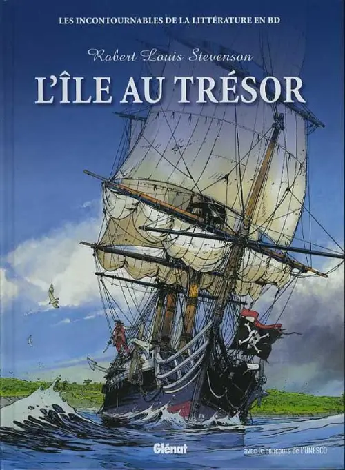 Couverture de l'album Les Incontournables de la littérature en BD Tome 1 L'Île au trésor