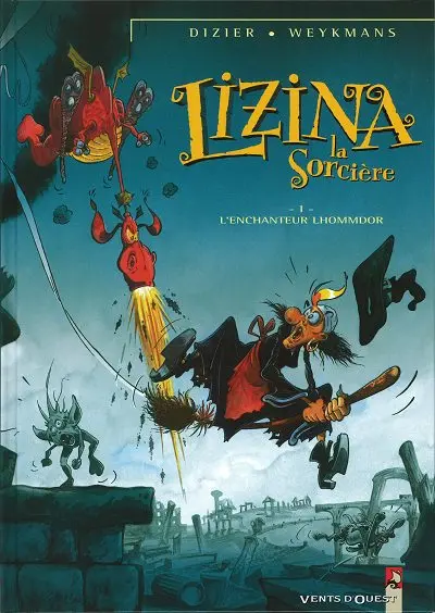 Couverture de l'album Lizina la sorcière L'enchanteur Lhommdor