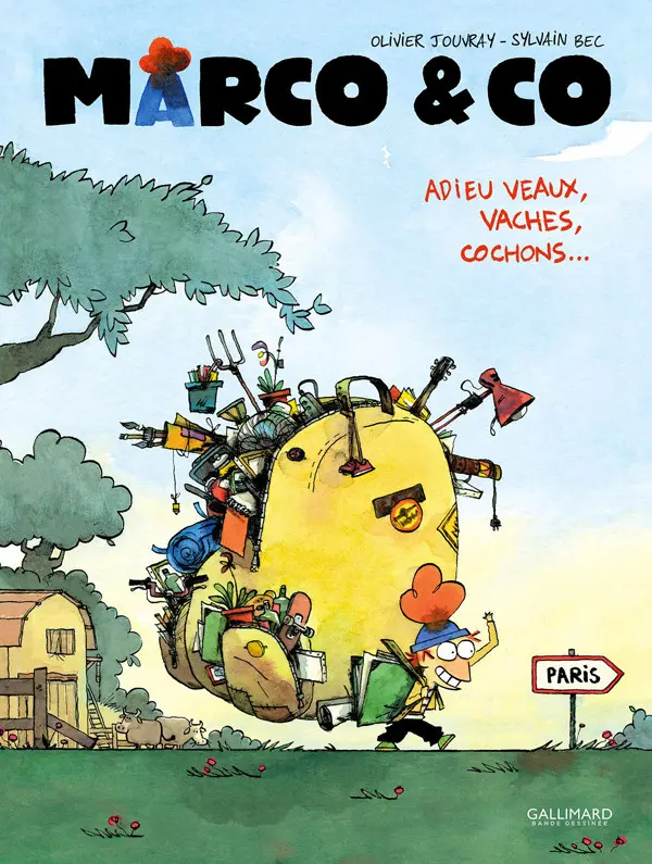 Couverture de l'album Marco & Co Tome 1 Adieu veaux, vaches, cochons...