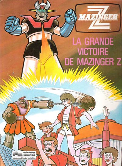 Couverture de l'album Mazinger Z Tome 4 La grande victoire de Mazinger Z