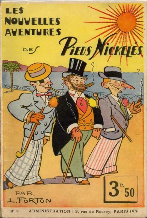 Couverture de l'album Les Pieds Nickelés Tome 4 Sur les bords de la Riviera