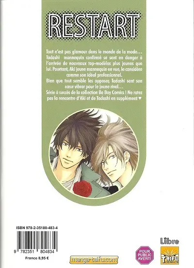 Verso de l'album Restart