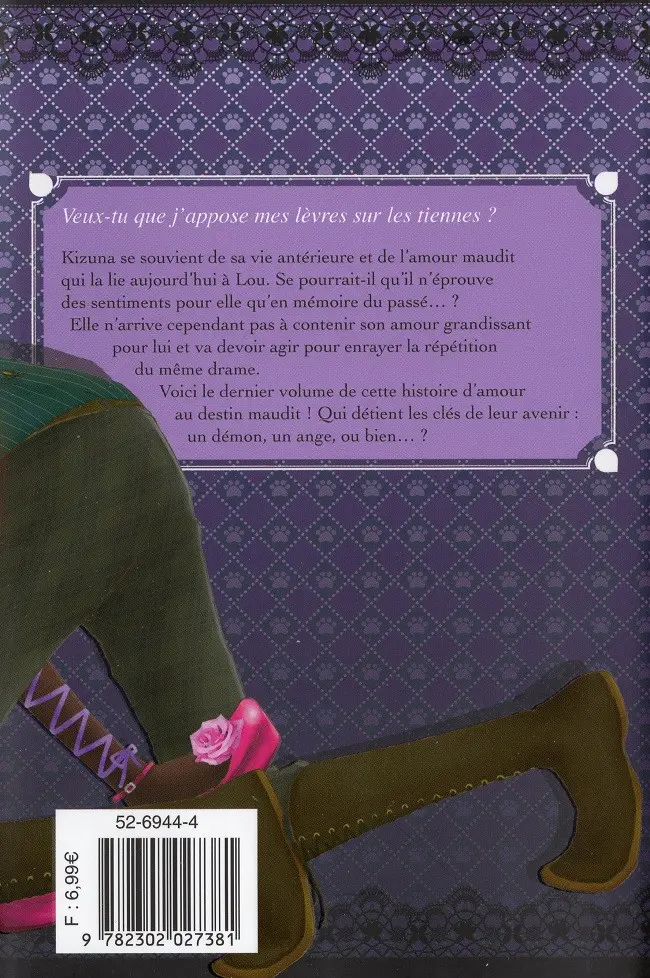 Verso de l'album Ange ou Démon 2