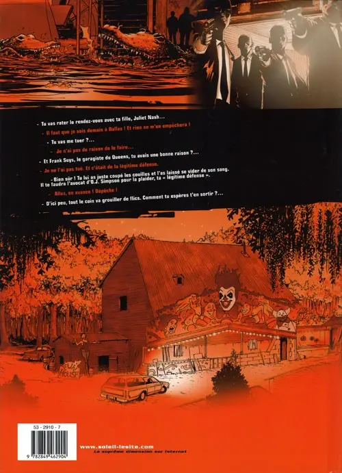 Verso de l'album Angeline Tome 2 Mississippi Queen