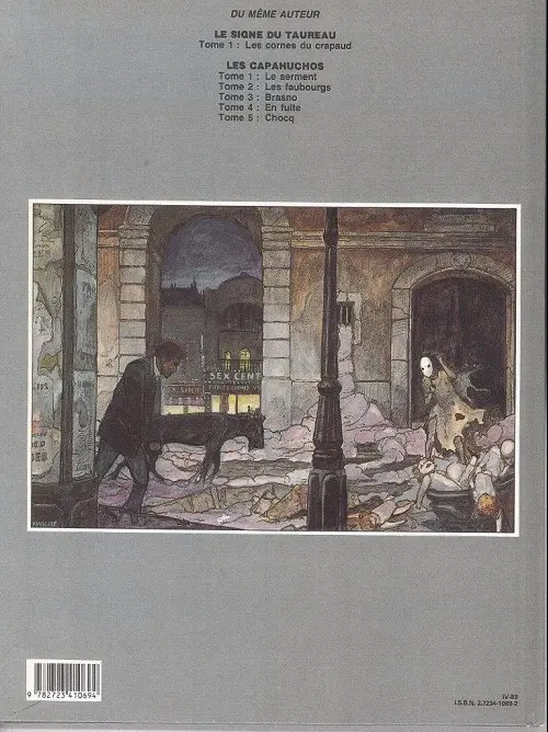 Verso de l'album Le Signe du taureau Tome 2 La peau du géant