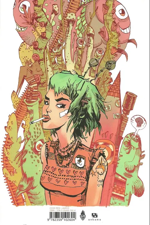 Verso de l'album Tank Girl Tome 7 Everybody loves Tank Girl