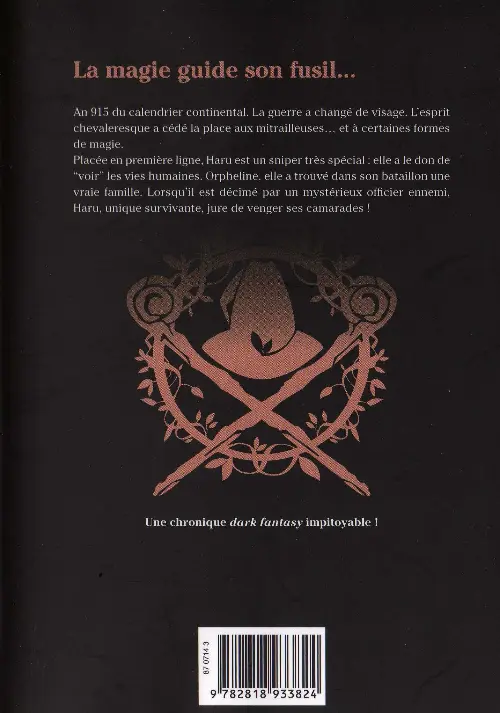 Verso de l'album Wizard of the battlefield 1