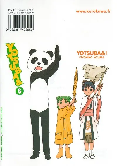 Verso de l'album Yotsuba & 8