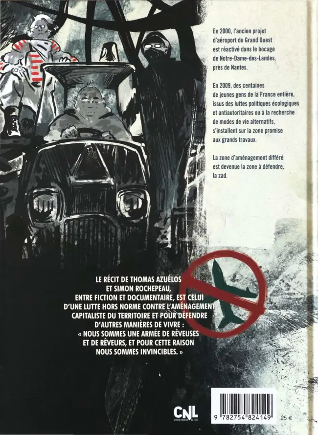 Verso de l'album La ZAD c'est plus grand que nous