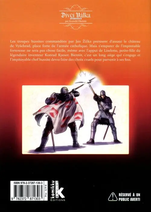 Verso de l'album Dívčí Válka - La guerre des pucelles 4