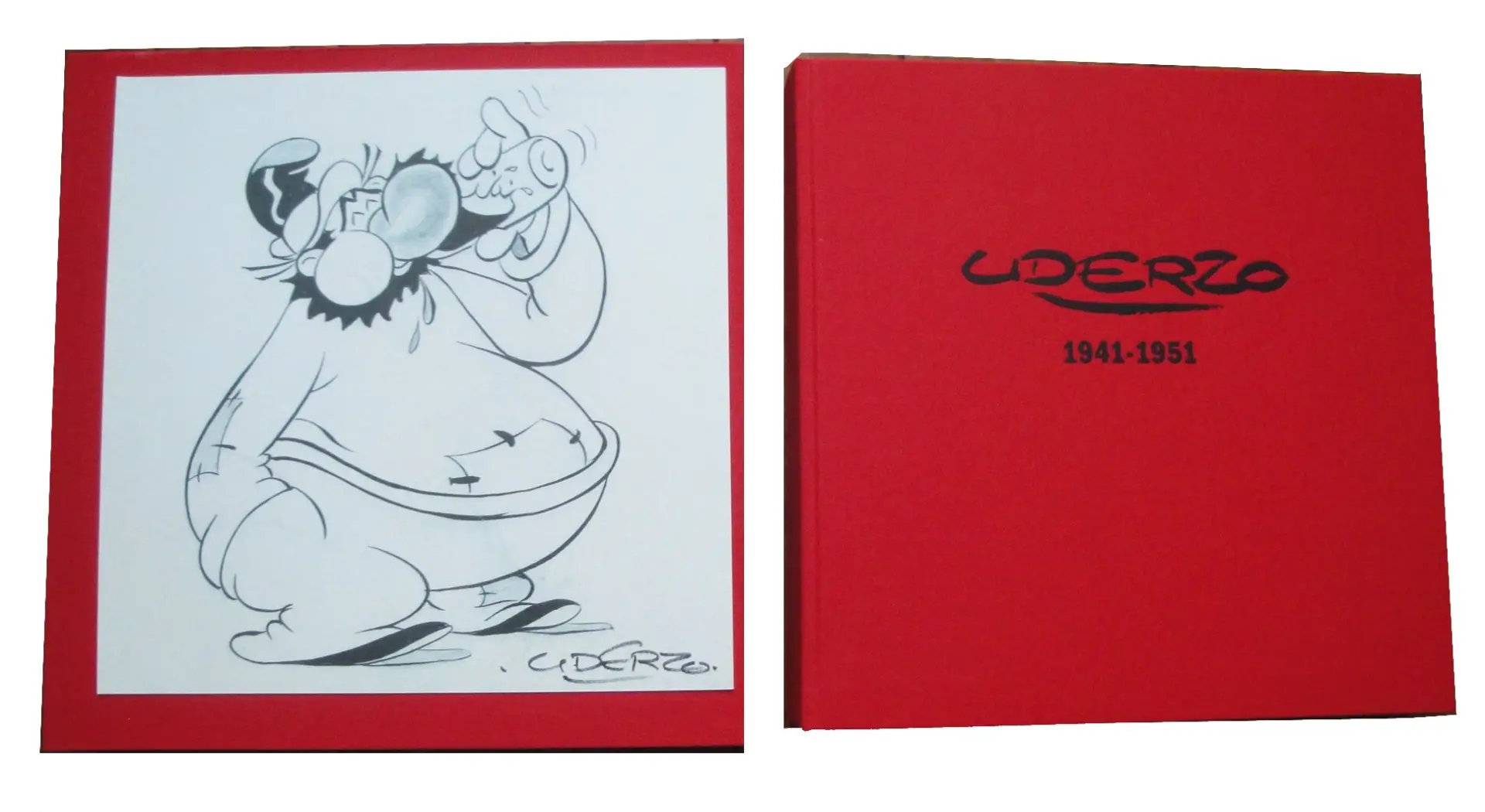 Verso de l'album Uderzo - L'intégrale 1941-1951