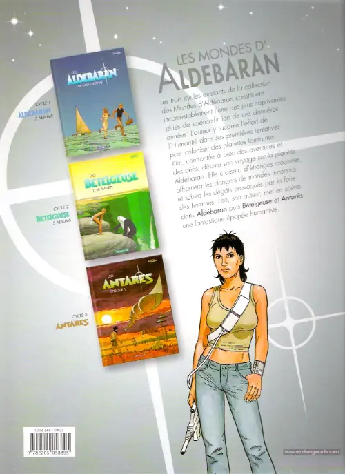 Verso de l'album Antarès Épisode 1