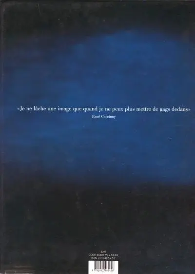 Verso de l'album L'album Goscinny