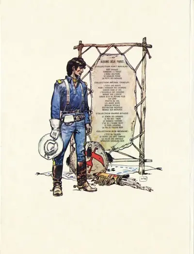 Verso de l'album Blueberry Tome 6 L'homme à l'étoile d'argent