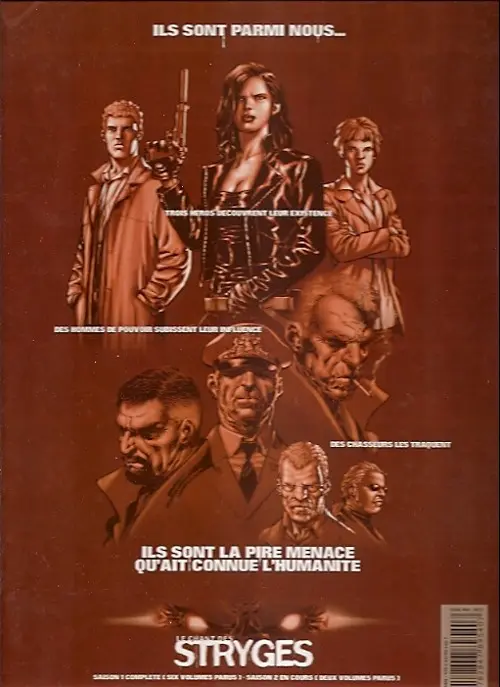 Verso de l'album Le Chant des Stryges Tome 2 Pièges