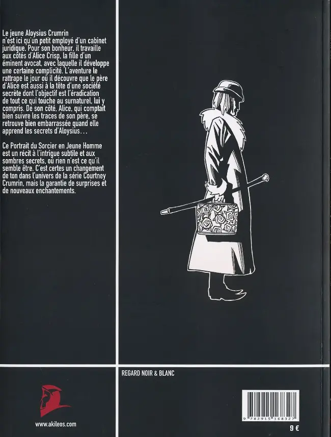Verso de l'album Courtney Crumrin Portrait du Sorcier en Jeune Homme