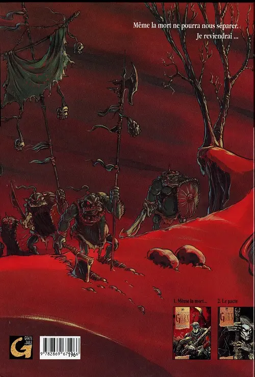 Verso de l'album Gorn Tome 1 Même la mort...