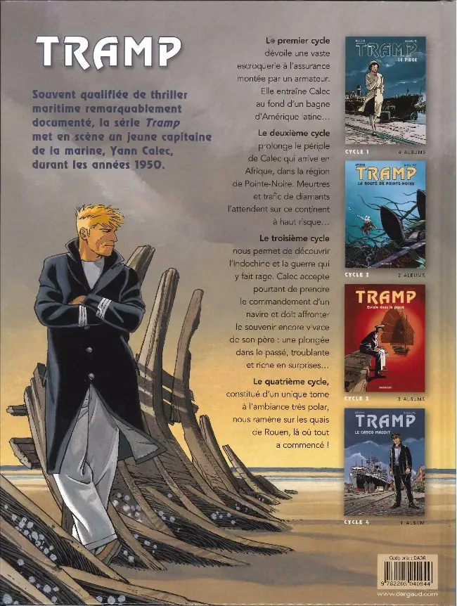 Verso de l'album Tramp Tome 2 Le bras de fer