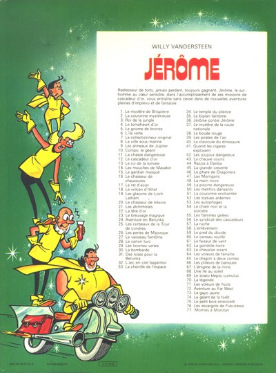 Verso de l'album Jérôme Tome 77 Des momies à Morotari