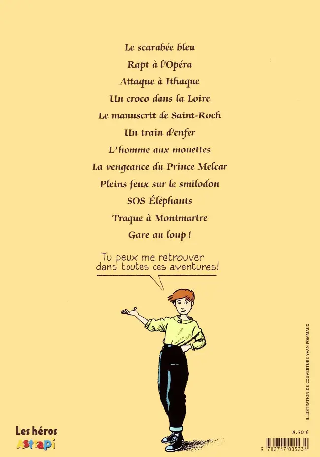 Verso de l'album Marion Duval Tome 12 Gare au loup !
