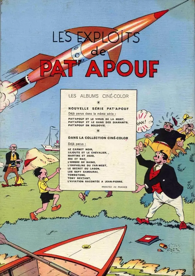 Verso de l'album Pat'Apouf Tome 15 Pat'Apouf en fusée