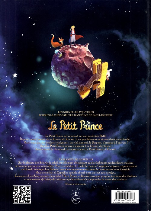 Verso de l'album Le Petit Prince - Les Nouvelles Aventures Tome 20 La planète de Coppélius