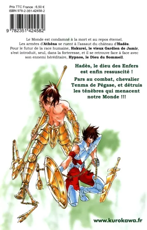 Verso de l'album Saint Seiya the lost canvas 11
