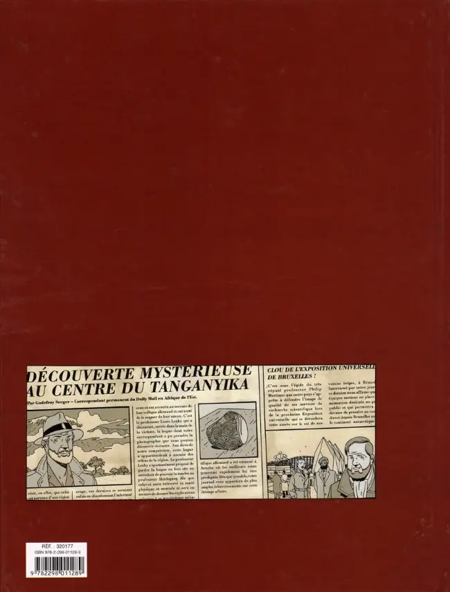 Verso de l'album Blake et Mortimer Tome 18 Le Sanctuaire du Gondwana