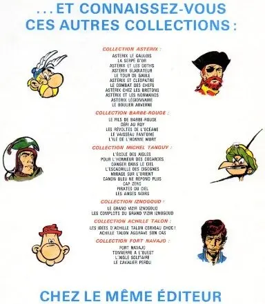 Verso de l'album Bob Morane Tome 9 Le Secret des 7 temples