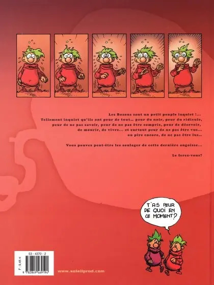 Verso de l'album Les Bozons Un grand chef dans un petit corps