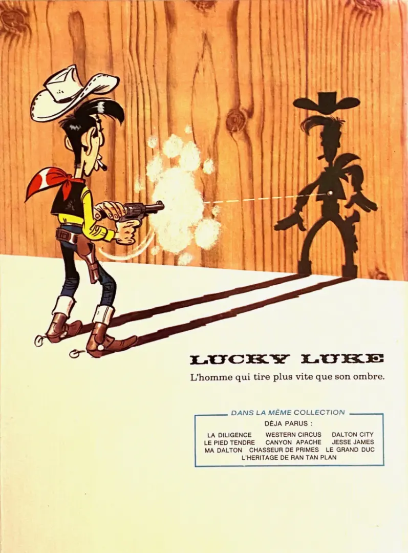 Verso de l'album Lucky Luke Tome 36 Western Circus