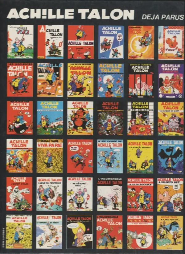 Verso de l'album Achille Talon Tome 27 Ne rêvons pas !