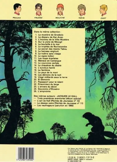 Verso de l'album La Patrouille des Castors Tome 23 L'envers du décor