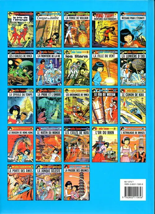 Verso de l'album Yoko Tsuno Tome 17 Le matin du monde