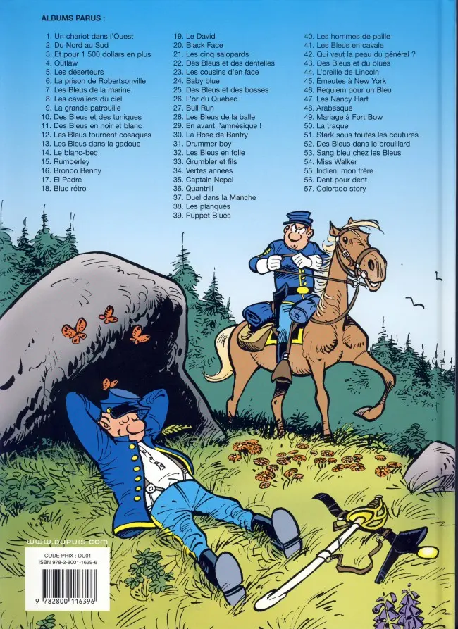 Verso de l'album Les Tuniques Bleues Tome 29 En avant l'amnésique !