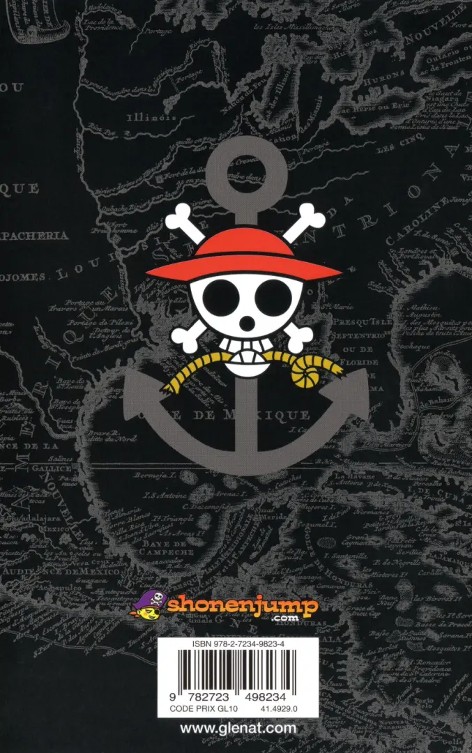 Verso de l'album One Piece Tome 69 SAD