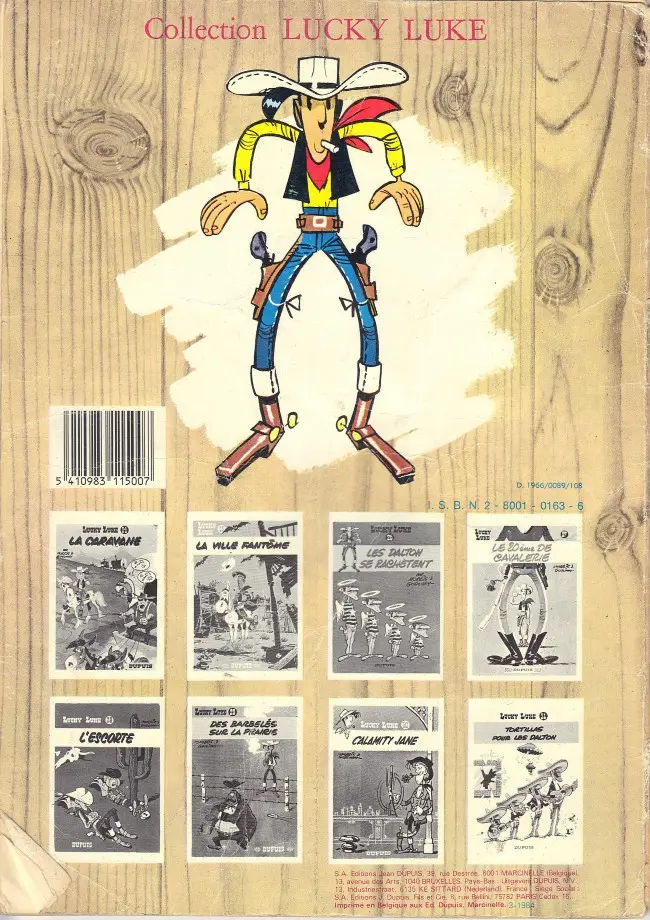 Verso de l'album Lucky Luke Tome 24 La caravane