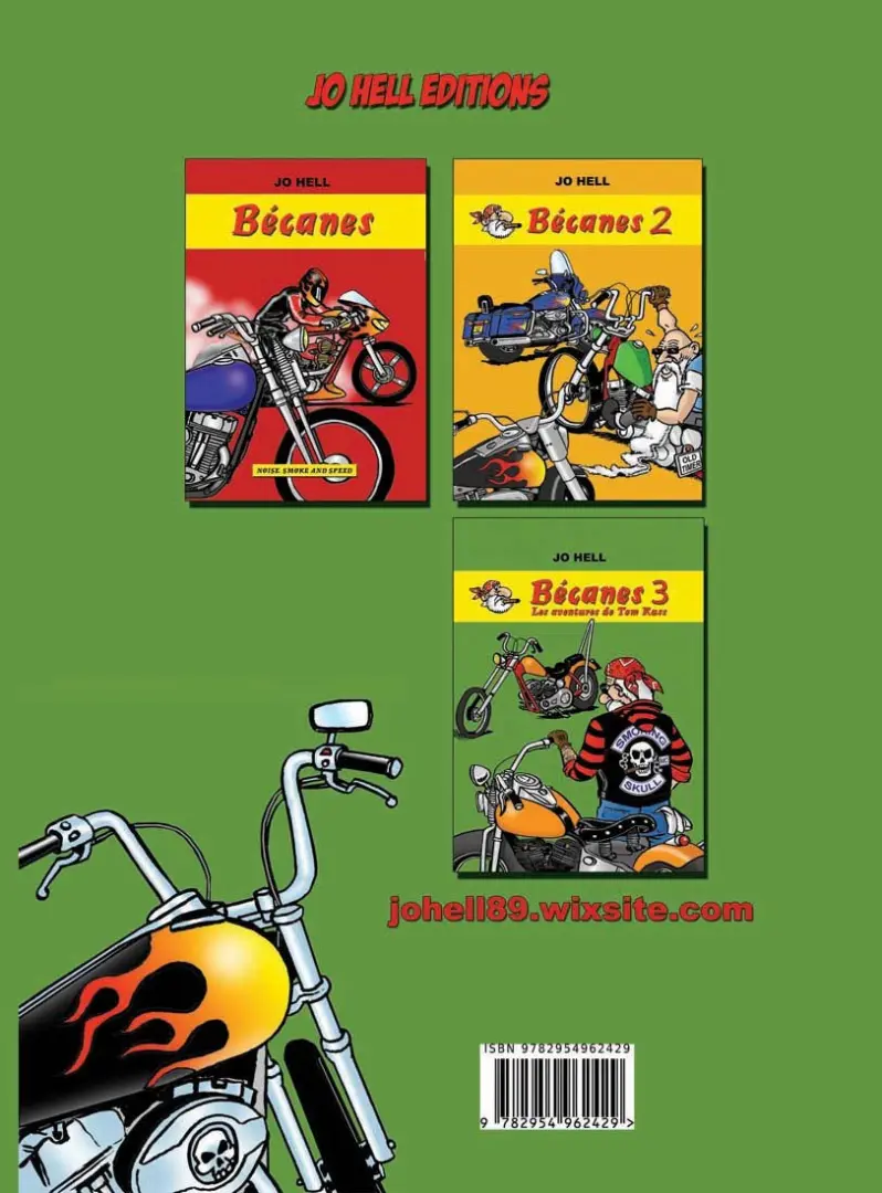 Verso de l'album Bécanes 3